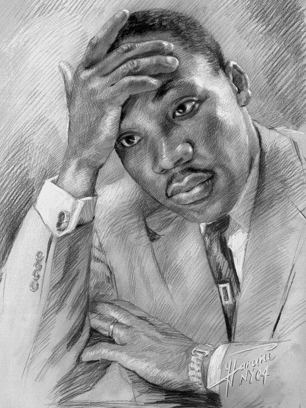 Rev. Dr. Martin Luther King Jr. by Ylli Haruni