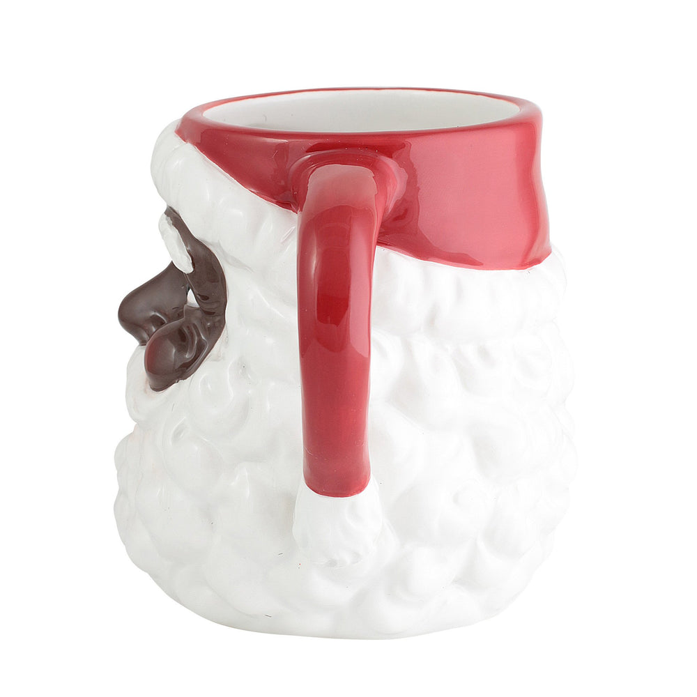 African American Santa Claus Mug by UniverSoul Gifts (Side)