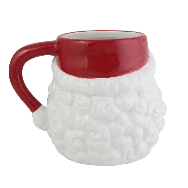 African American Santa Claus Mug by UniverSoul Gifts (Back)