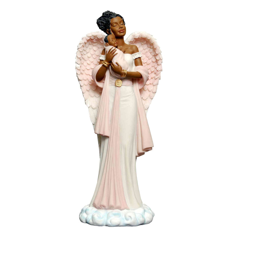 African American Graceful Angel in Pink by Positive Image Gifts