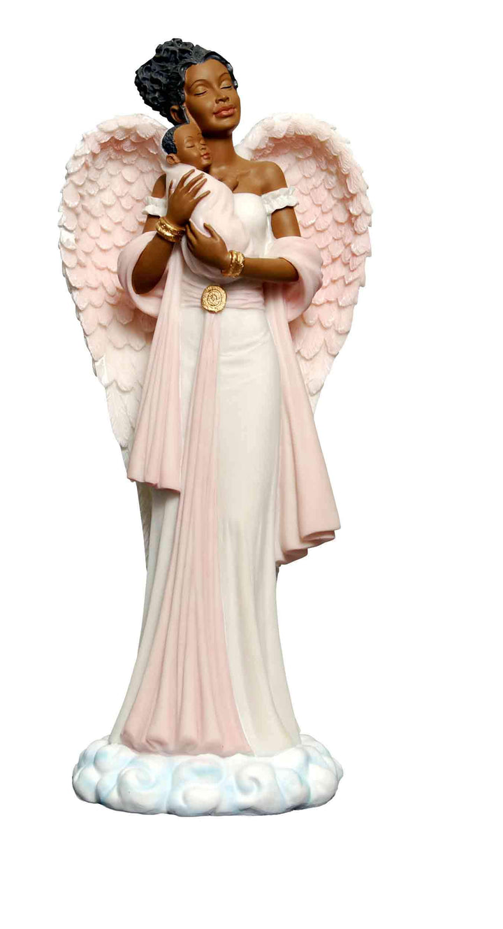 African American Graceful Angel in Pink by Positive Image Gifts