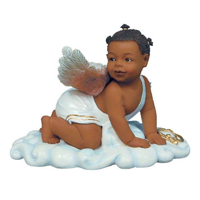 Sweet Cheeks: African American Baby Angel Figurine by Positive Image Gifts