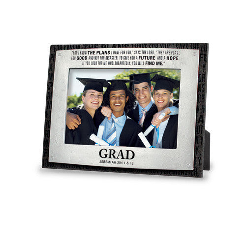 2 of 3: Graduation Photo Frame: Badge of Faith Series by LCP Gifts