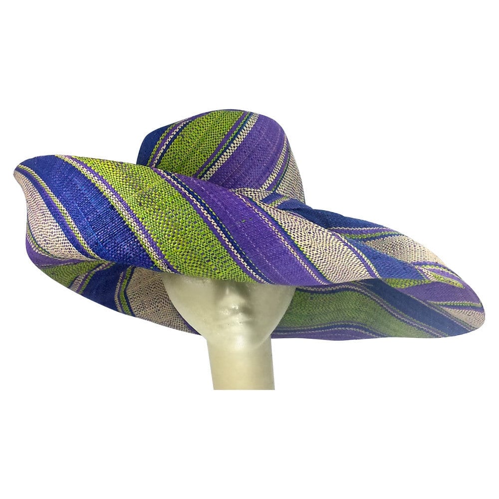 Chike: Hand Made Madagascar Big Brim Raffia Sun Hat