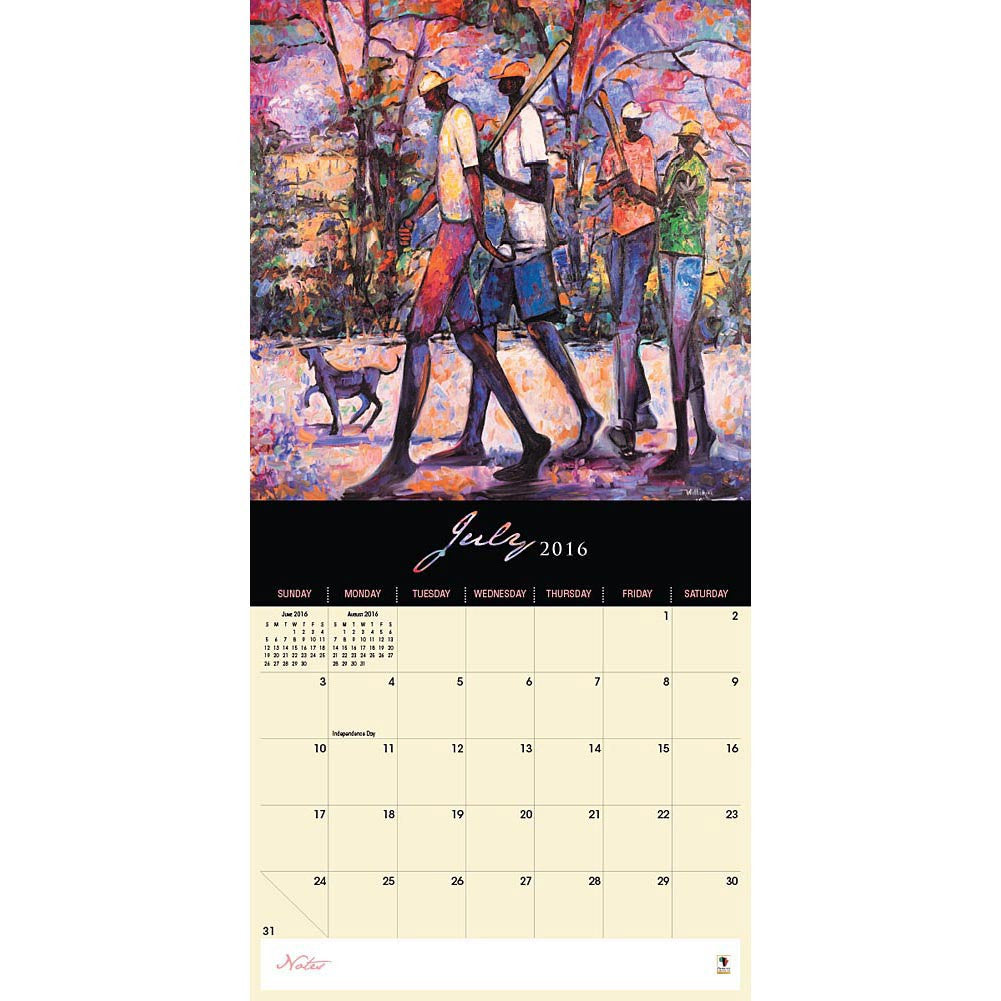 The Art of William Tollivar: 2016 African American Calendar (Inside)