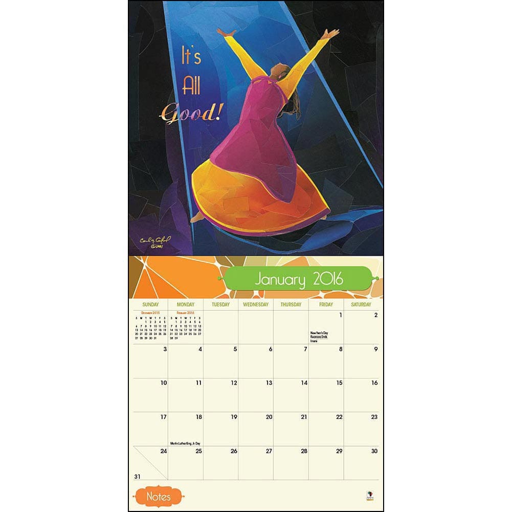 Total Praise: 2016 African American Calendar (Inside)