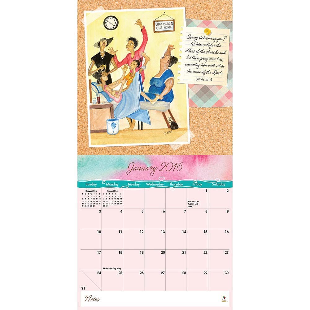 Too Blessed to be Stressed: 2016 African American Calendar