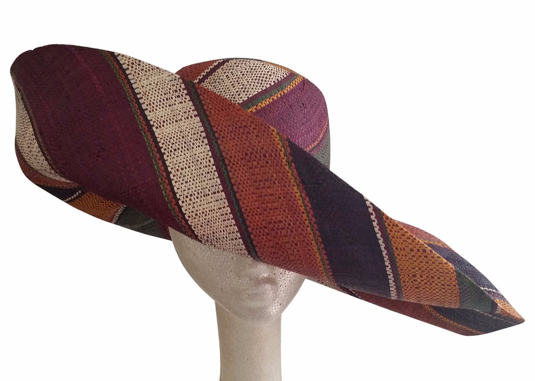 Ebele: Hand Woven Madagascar Big Brim Raffia Sun Hat