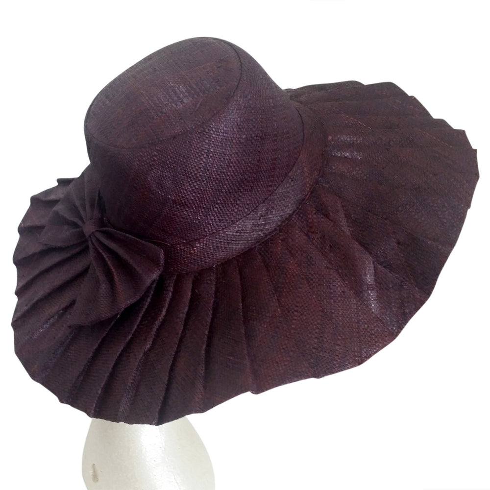 Nala: Raffia Hat-Hats-The Raffia Boutique-5 inch brim-Raffia-The Black Art Depot