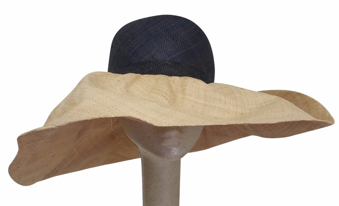 Olufunke: Hand Woven Madagascar Big Brim Raffia Sun Hat