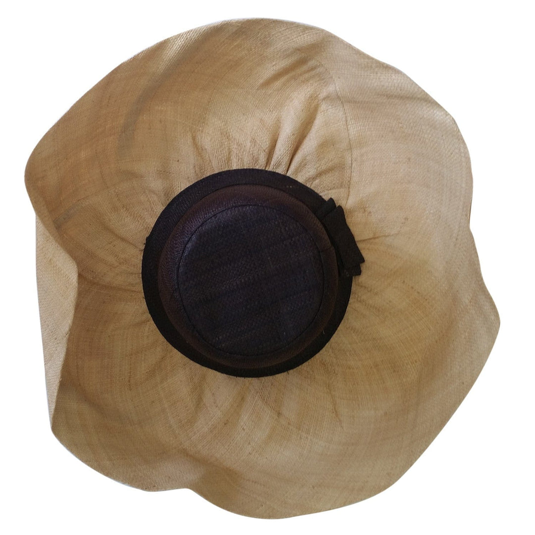 Olufunke: Hand Woven Madagascar Big Brim Raffia Sun Hat