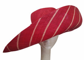 Ogechi: Hand Woven Madagascar Big Brim Raffia Sun Hat