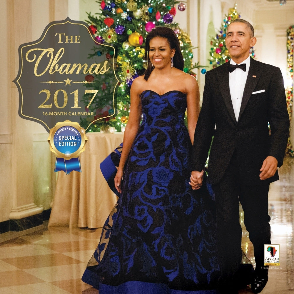 The Obamas: 2017 African American Wall Calendar (Front)