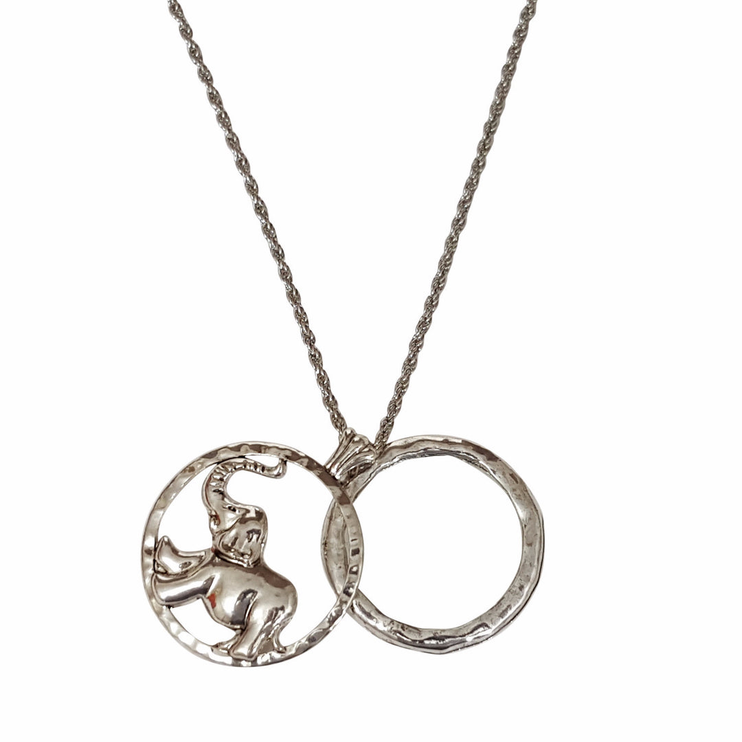 Elephant Pendant-Jewelry-Elephant Boutique-Gold-Pendant-The Black Art Depot