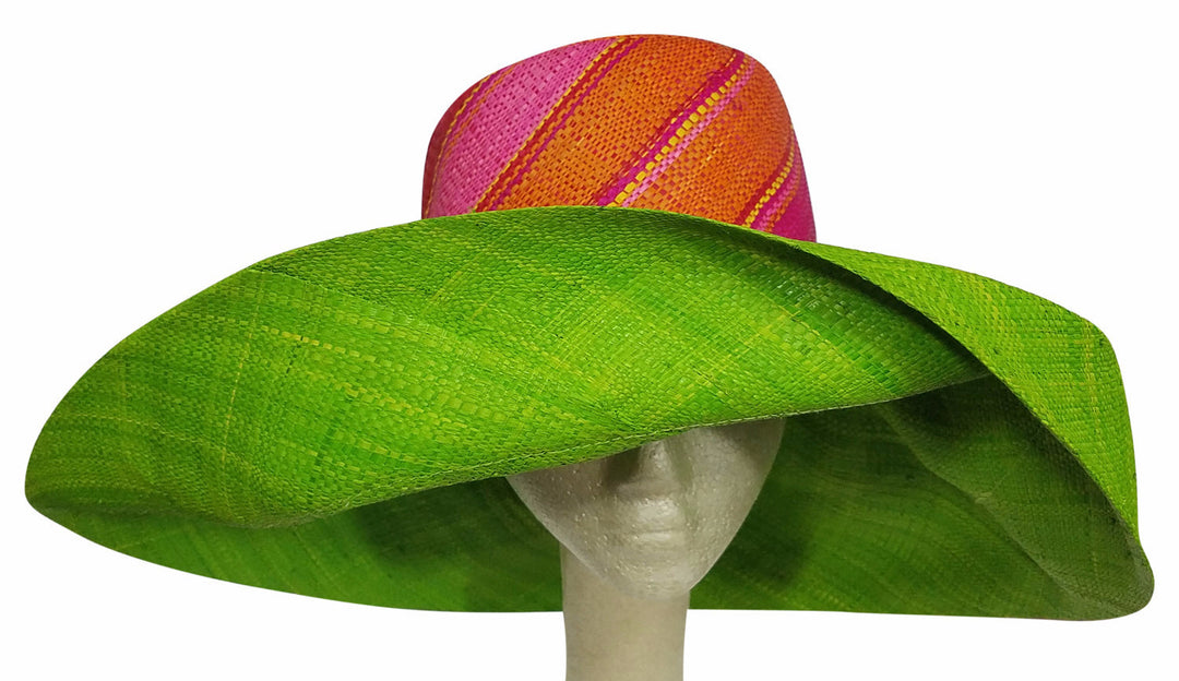 Adesina: Madagascar Big Brim Raffia Sun Hat-Hats-The Raffia Boutique-59cm-Raffia-The Black Art Depot