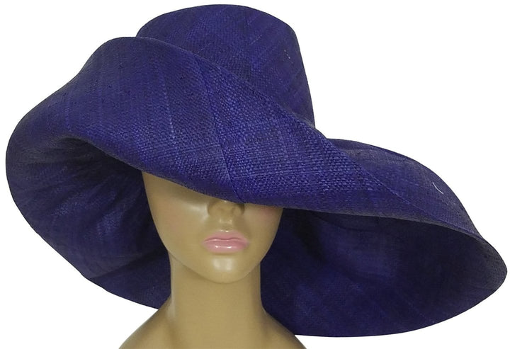 Ayodele: Authentic African Hand Woven Multi-Color Madagascar Raffia Big Brim Sun Hat
