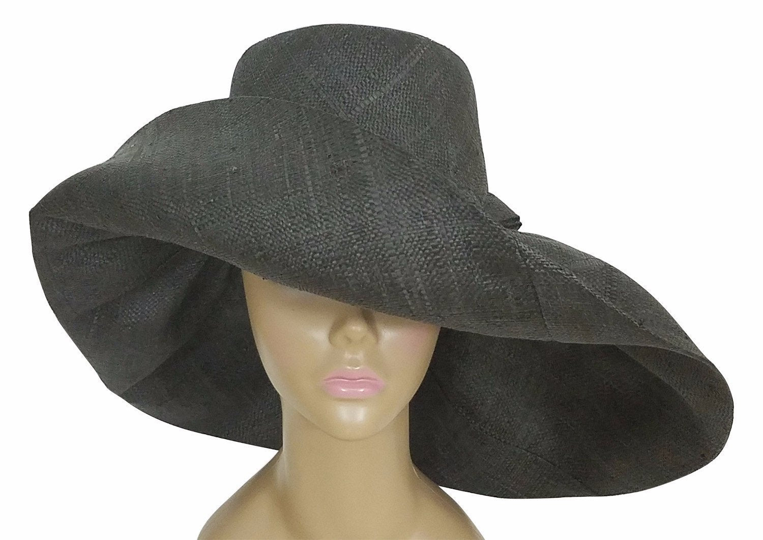 お気に入り Weave Raffia Long Brim Hat - 帽子