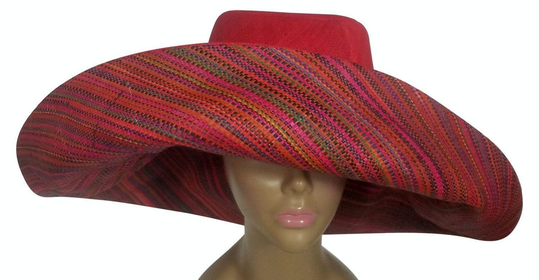 Bohlale: Raffia Hat-Hats-The Raffia Boutique-59cm-Raffia-The Black Art Depot