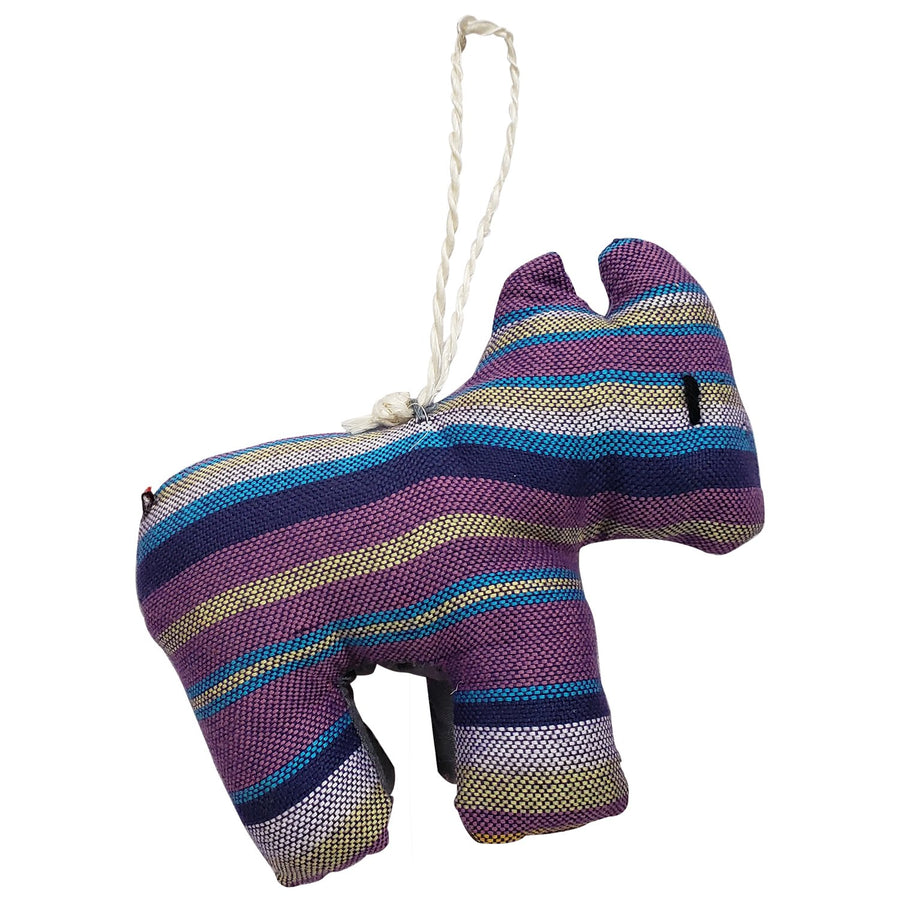 Rhino: Authentic Hand Made African Stuffed Animal Christmas Ornament (6.5 inches)