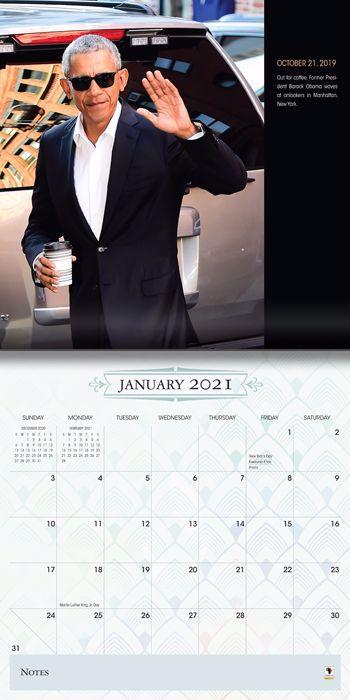 Remembering the Obamas: 2021 Black History Calendar (Interior)