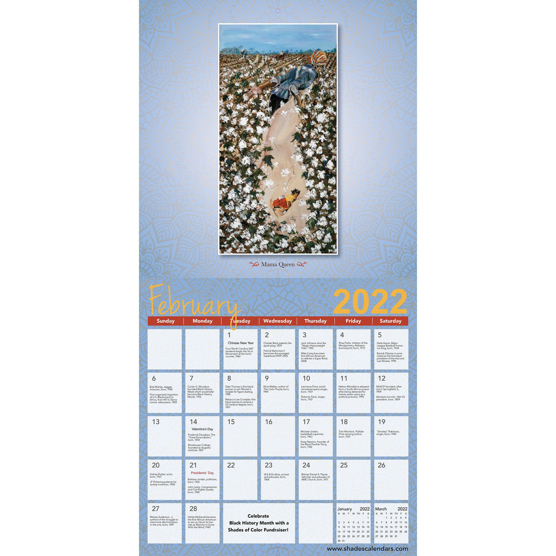 The Art of Annie Lee 2022 Wall Calendar-Calendar-Annie Lee-12x12 inches-2022-The Black Art Depot