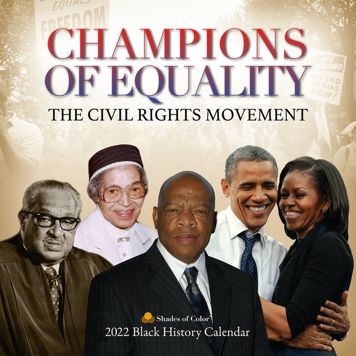 Champions of Equality: 2022 Black History Wall Calendar (Front)