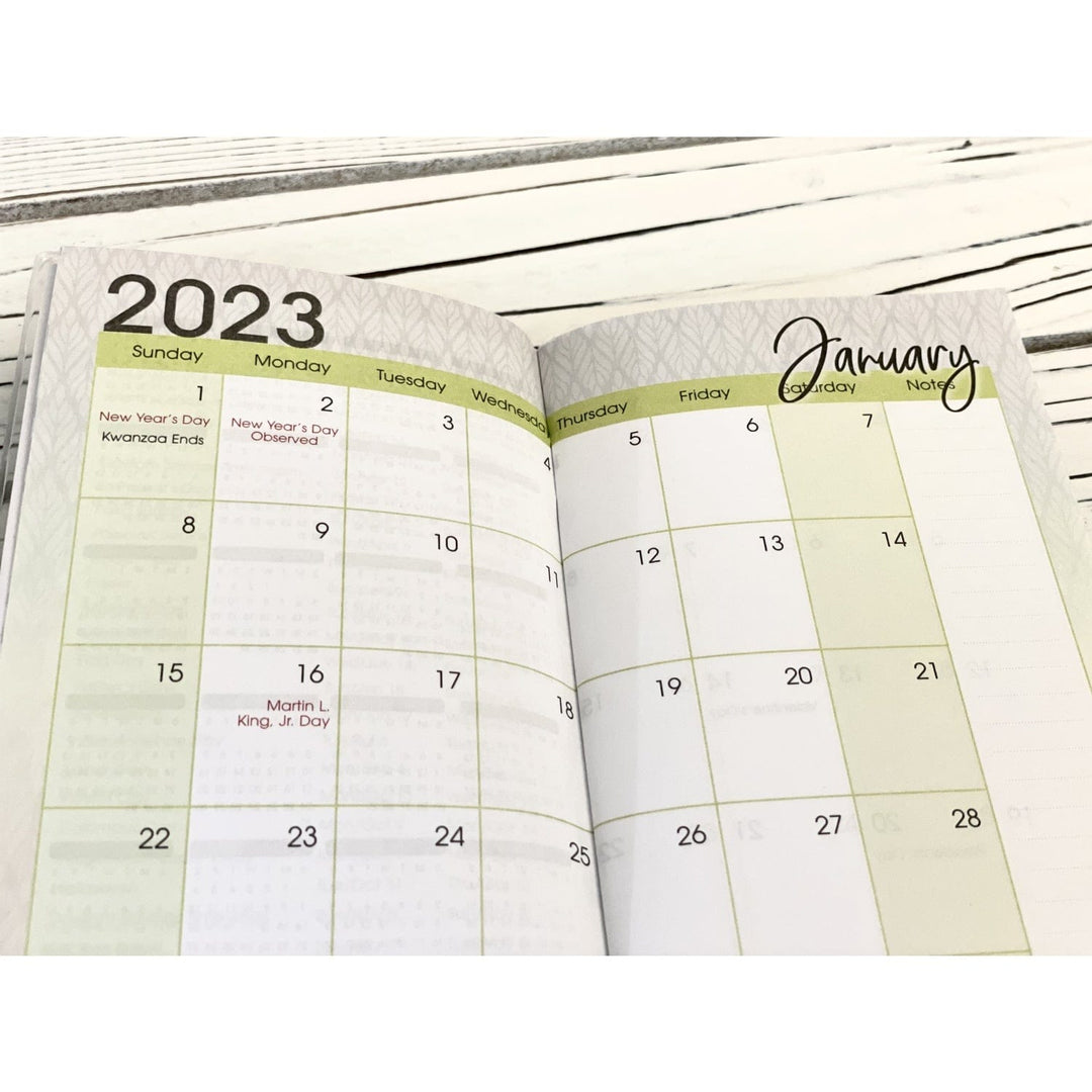 I Am Spirited by GBaby: 2023-2024 Two Year African American Pocket Calendar (Inside)