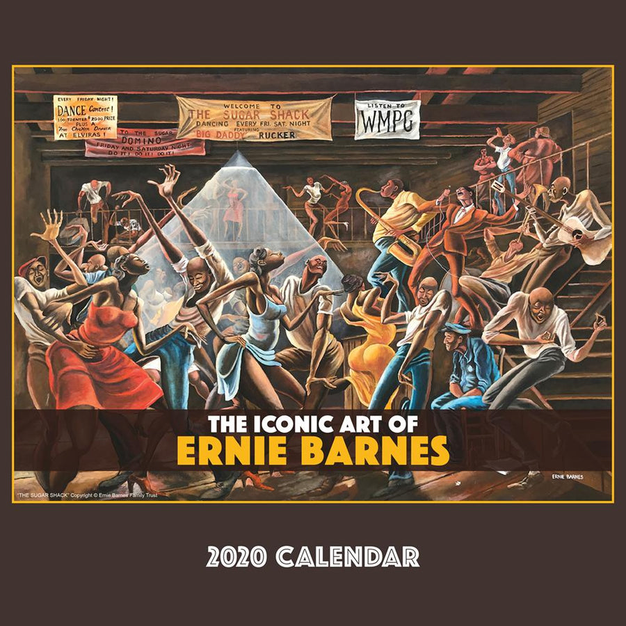 The Art of Ernie Barnes 2020 African American Wall Calendar (Front)