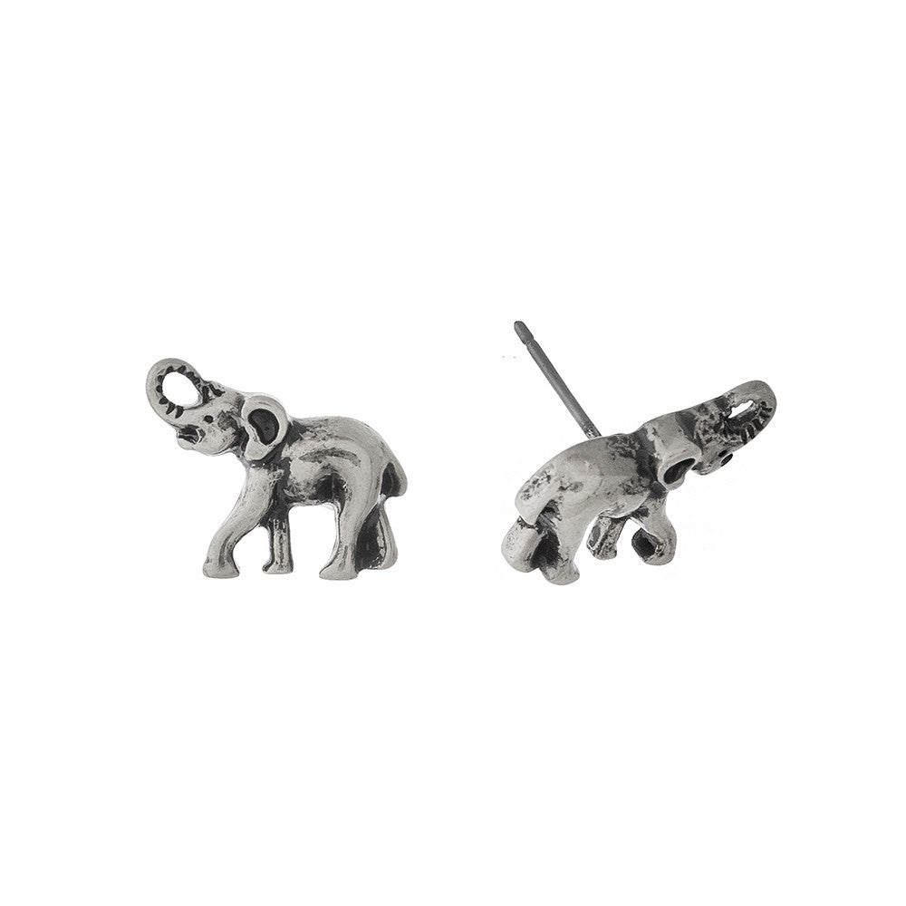 Delta Sigma Theta Inspired Elephant Earrings