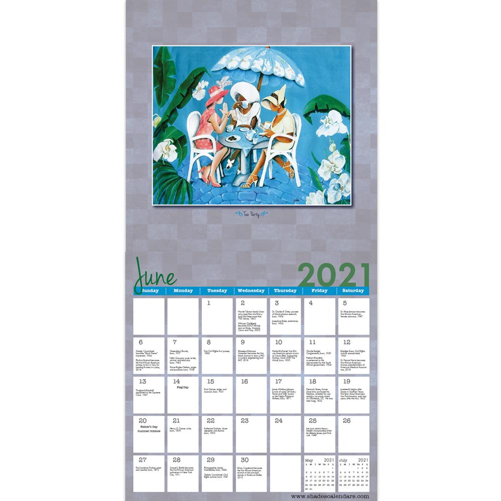 The Art of Annie Lee: 2021 African American Wall Calendar (Interior)