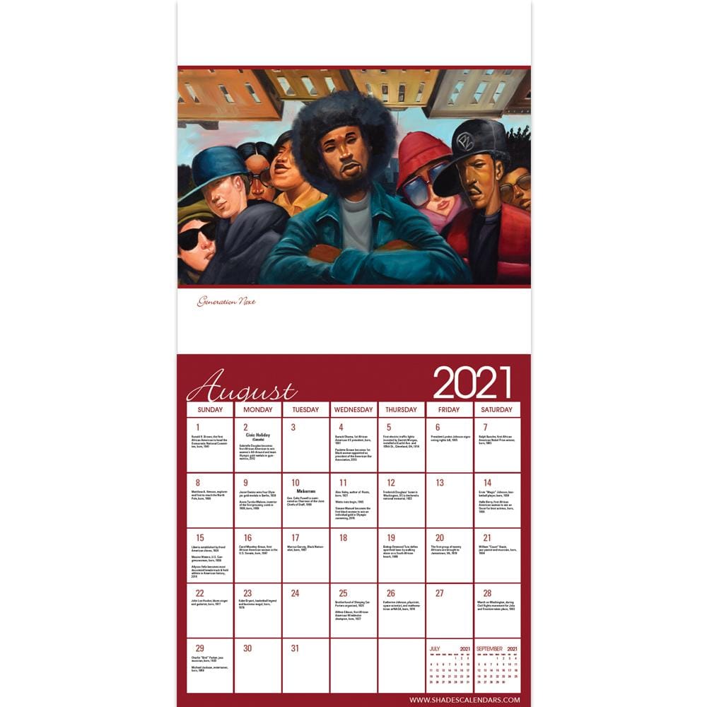 Urbanisms by Frank Morrison: 2021 African American Wall Calendar (Interior)