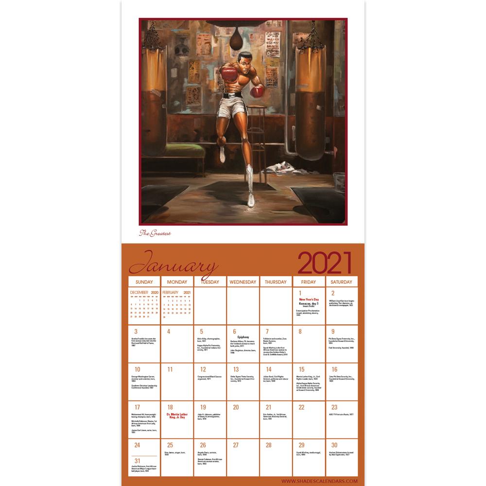 Urbanisms by Frank Morrison: 2021 African American Wall Calendar (Interior)