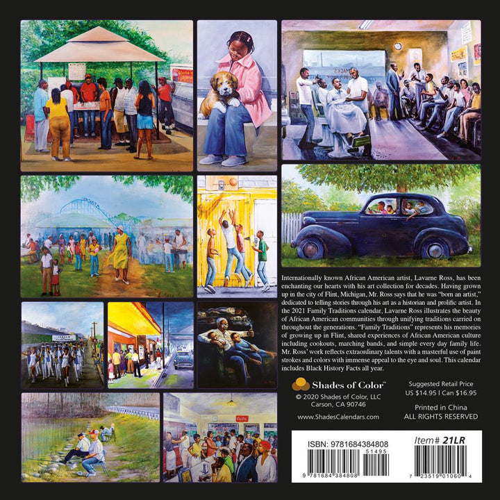 Family Traditions: Lavarne Ross 2021 Black Art Calendar