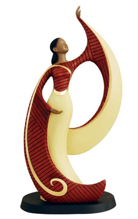 Elegance: African American Tribal Dancer Figurine (Essence of Africa Series)