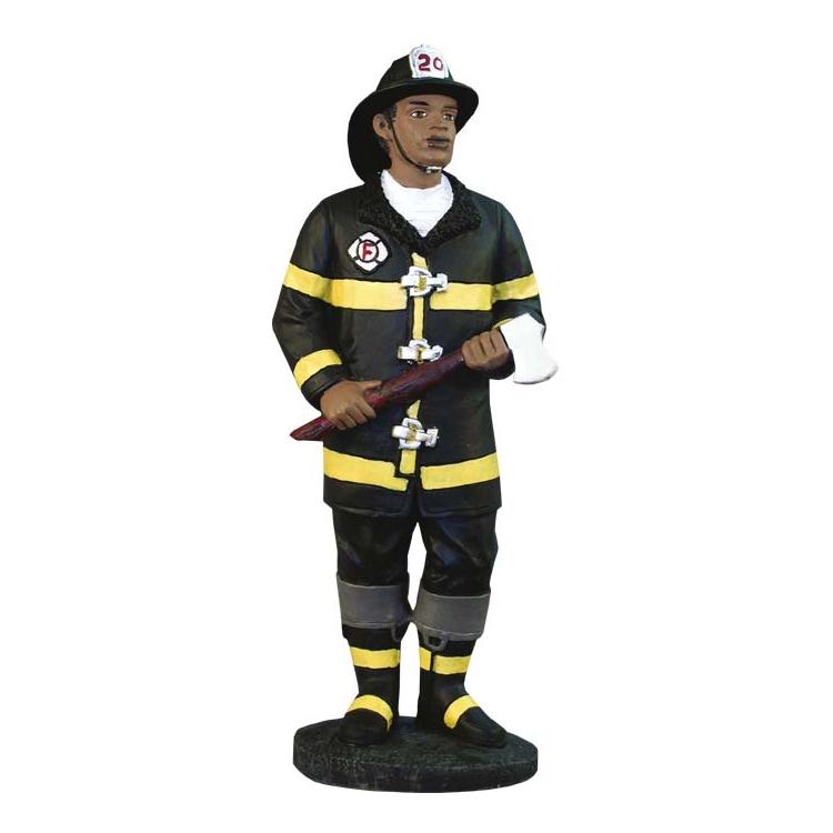 African American Firefighter Figurine by Positive Image Gifts