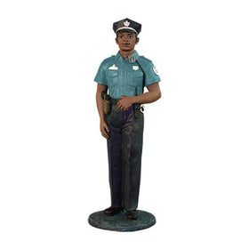 African American Policeman Figurine by Positive Image Gifts