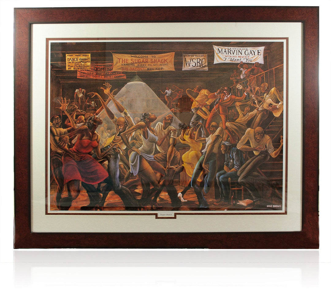 Sugar Shack by Ernie Barnes (Framed)