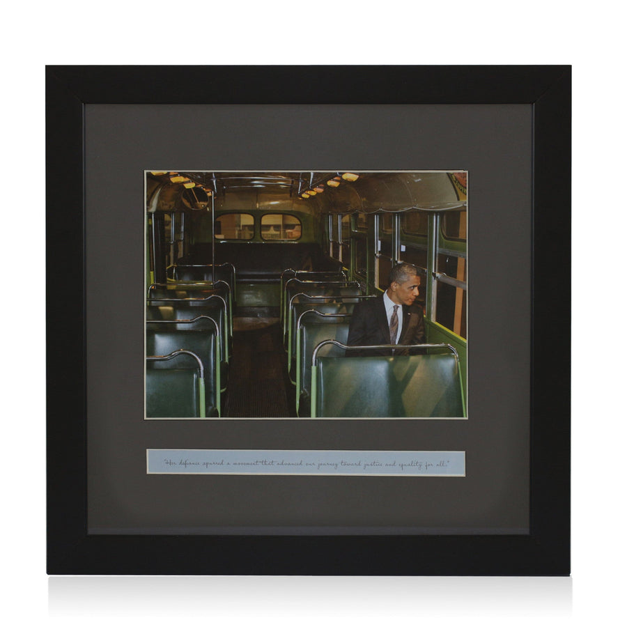 Remembering Rosa: Barack Obama (Framed Artwork)