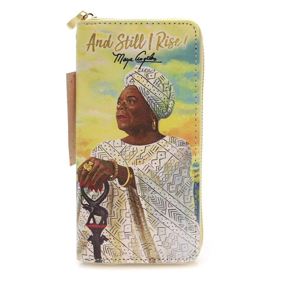And Still I Rise (Maya Angelou): African American Women's Wallet/Clutch