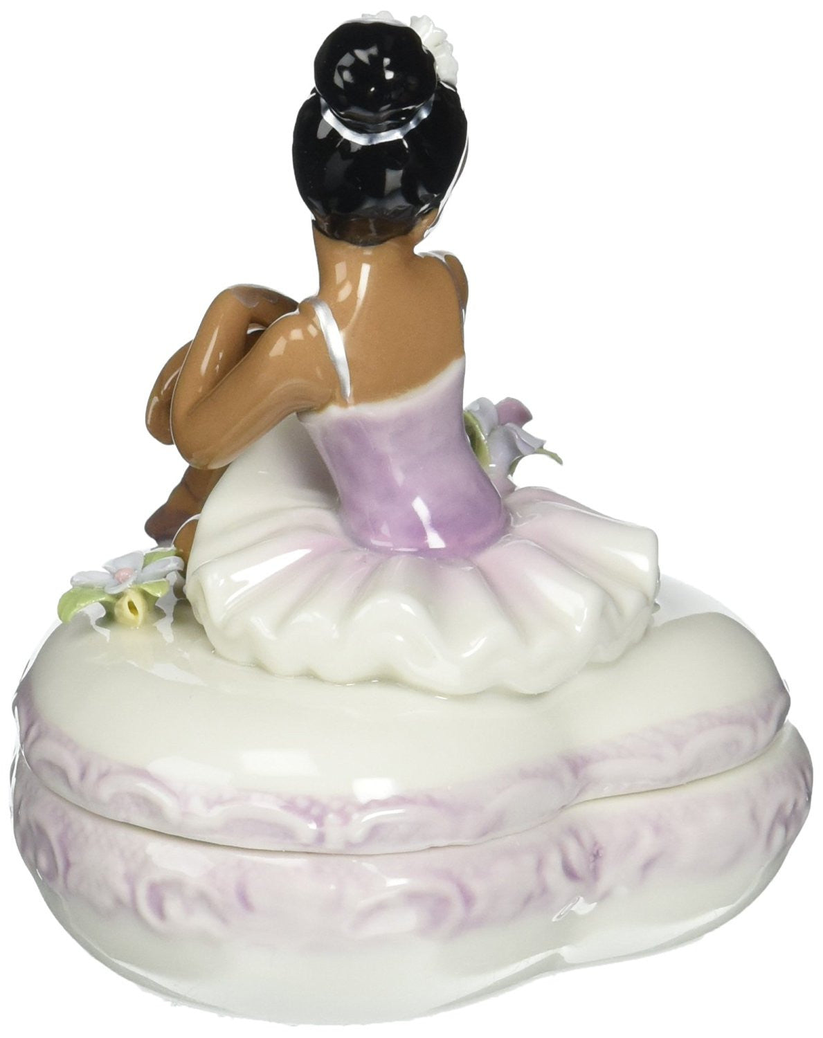 3 of 3: African American Ballerina Trinket Box by Cosmos Gifts