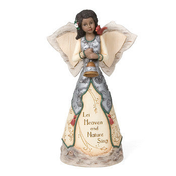 African American Heaven and Nature Angel: Holiday Elements Collection by Pavilion Gifts