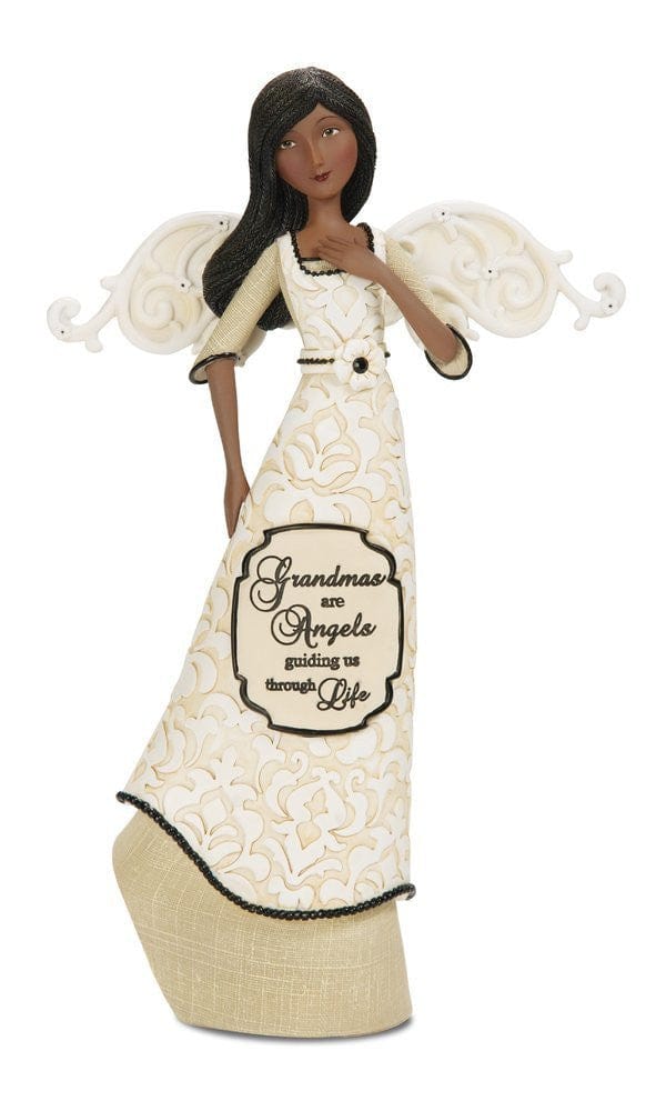 African American Grandma Angel Figurine: Modeles Collection by Pavilion Gifts