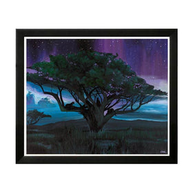 The Ancestral Plane (Black Panther Movie) by Cecil "CREED" Reed (Black Frame)