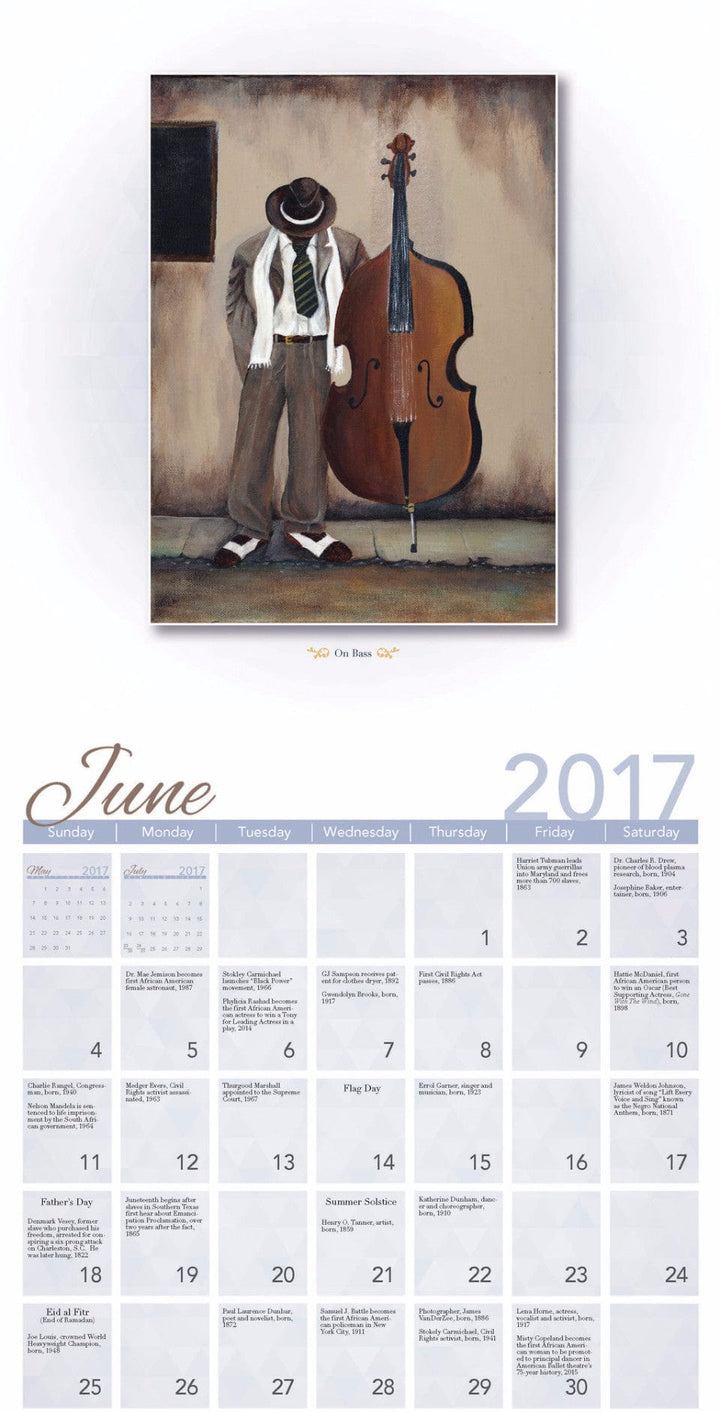 The Art of Annie Lee: 2017 African American Wall Calendar (Inside)