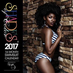 Shades of Color Swimsuit-Calendar-Shades of Color-12x12 inches-2017-The Black Art Depot