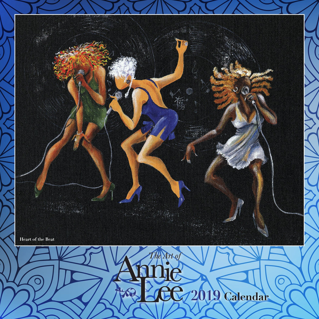 The Art of Annie Lee: 2019 African American Wall Calendar (Front)