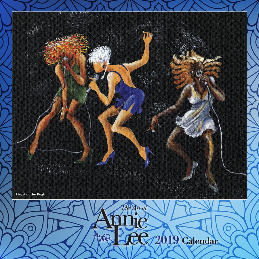 The Art of Annie Lee: 2019 African American Wall Calendar (Front)