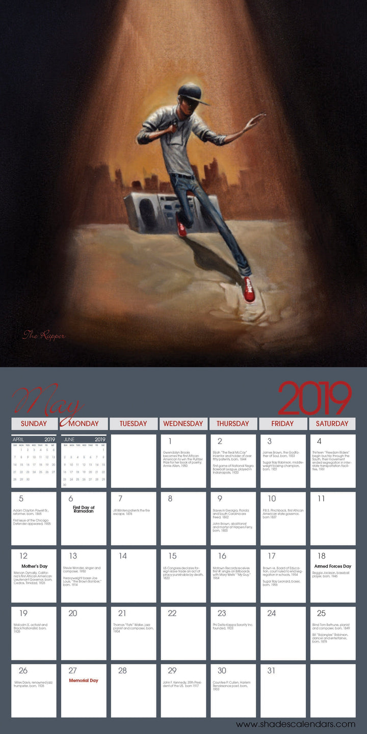 Urbanisms - The Art of Frank Morrison: 2019 African American Calendar (Interior)