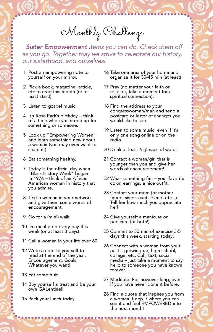 Grateful, Gracious and Gorgeous 2019 African American Inspirational Weekly Planner by Cidne Wallace (Interior)