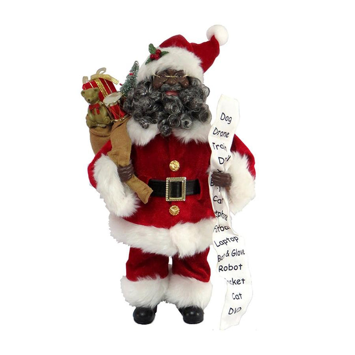 Santa with Today's Toys Santa Claus Figurine